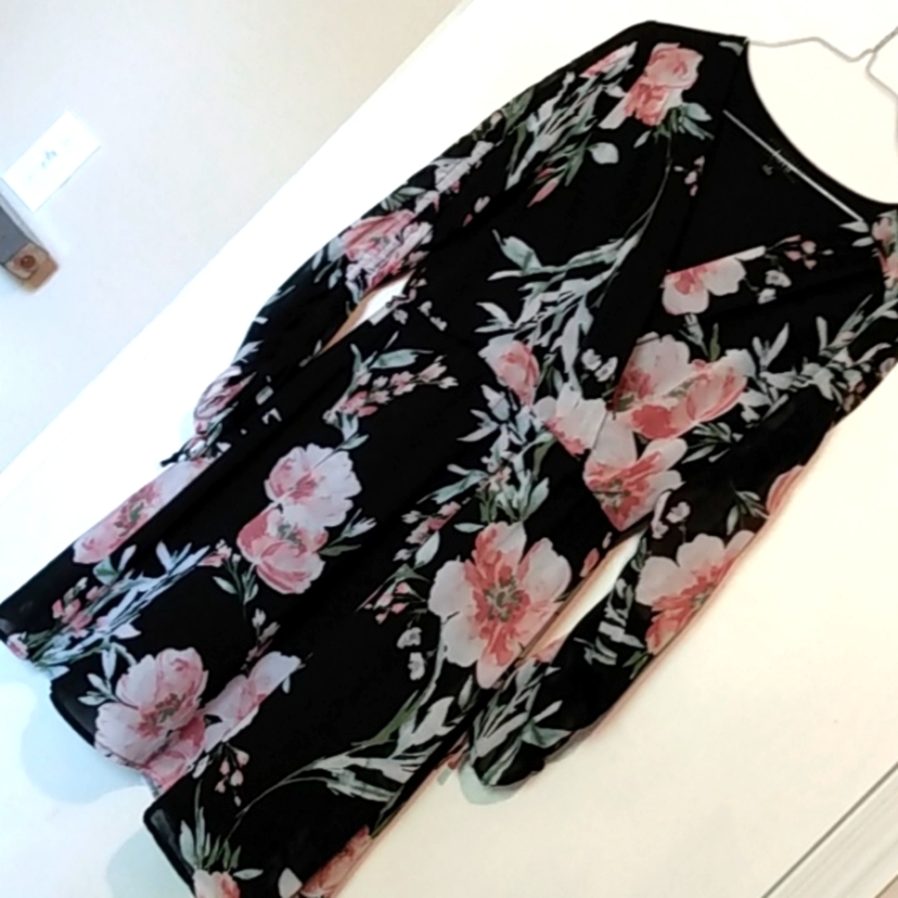 Floral Wrap Dress